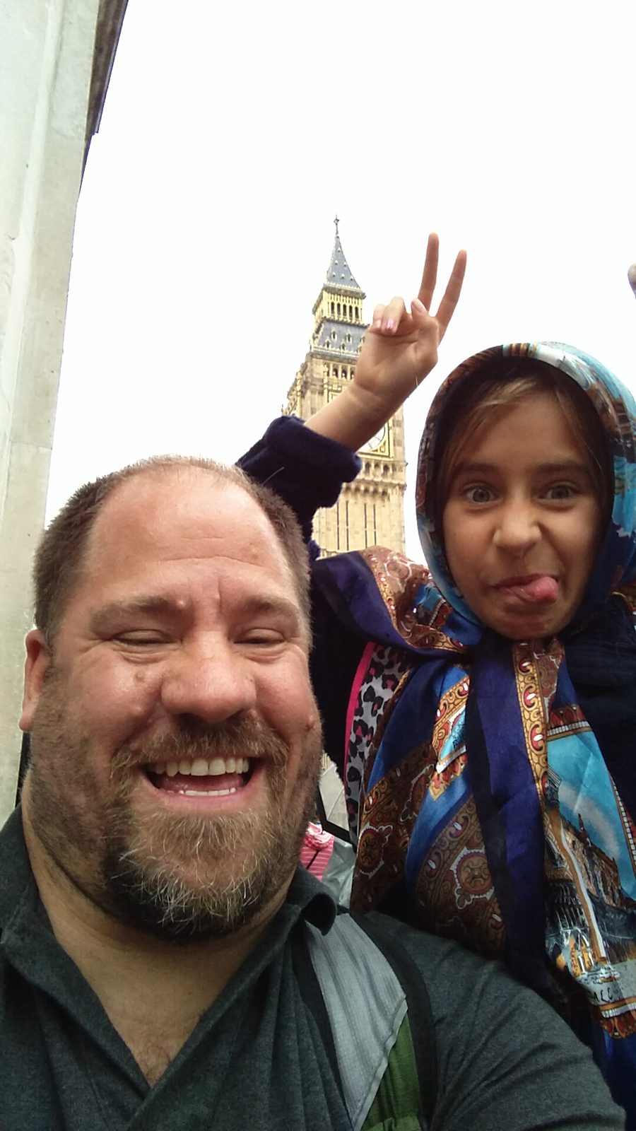 Another Big Ben selfie, Lisa and me