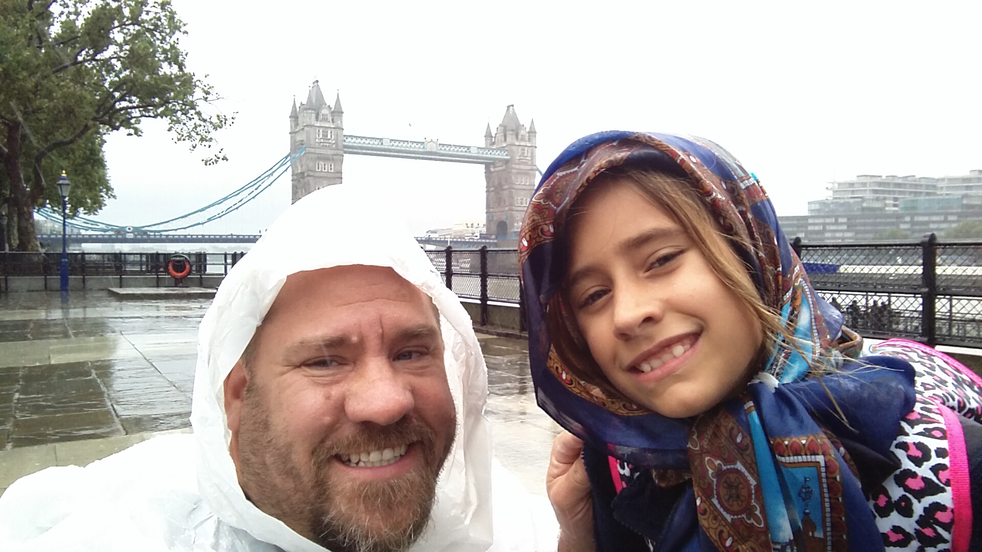 Tower Bridge in the rain