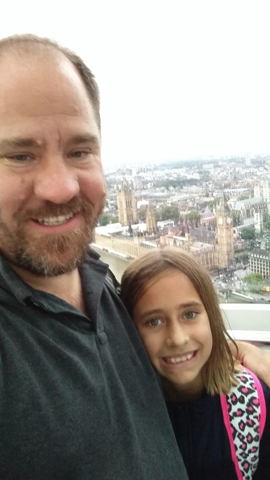 Lisa and me with Parliament below the Eye