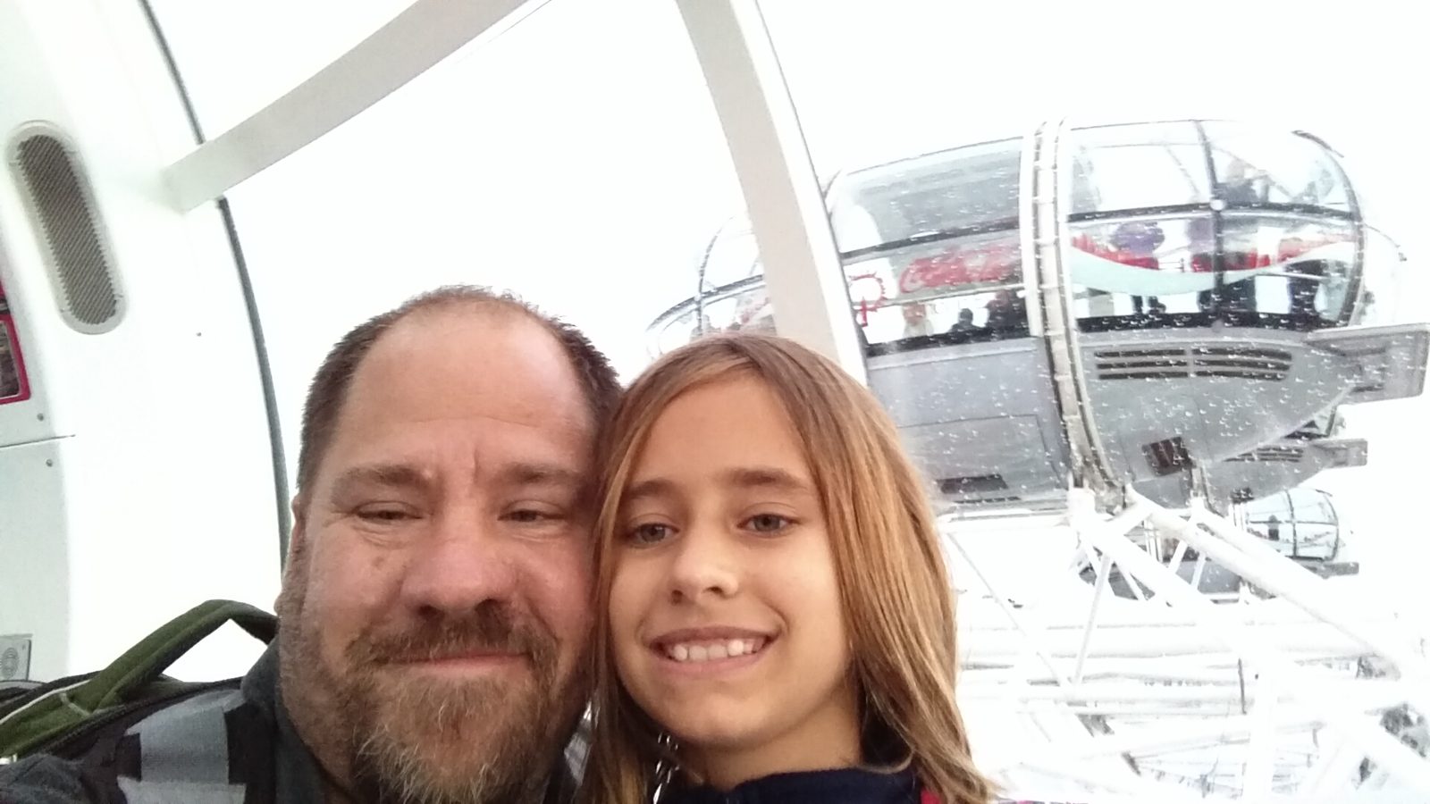 Lisa and me in our London Eye capsule