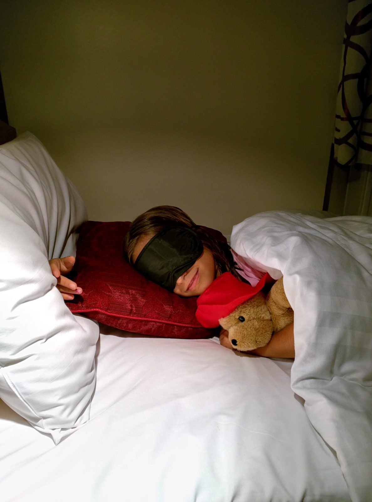 Asleep in London with Paddington