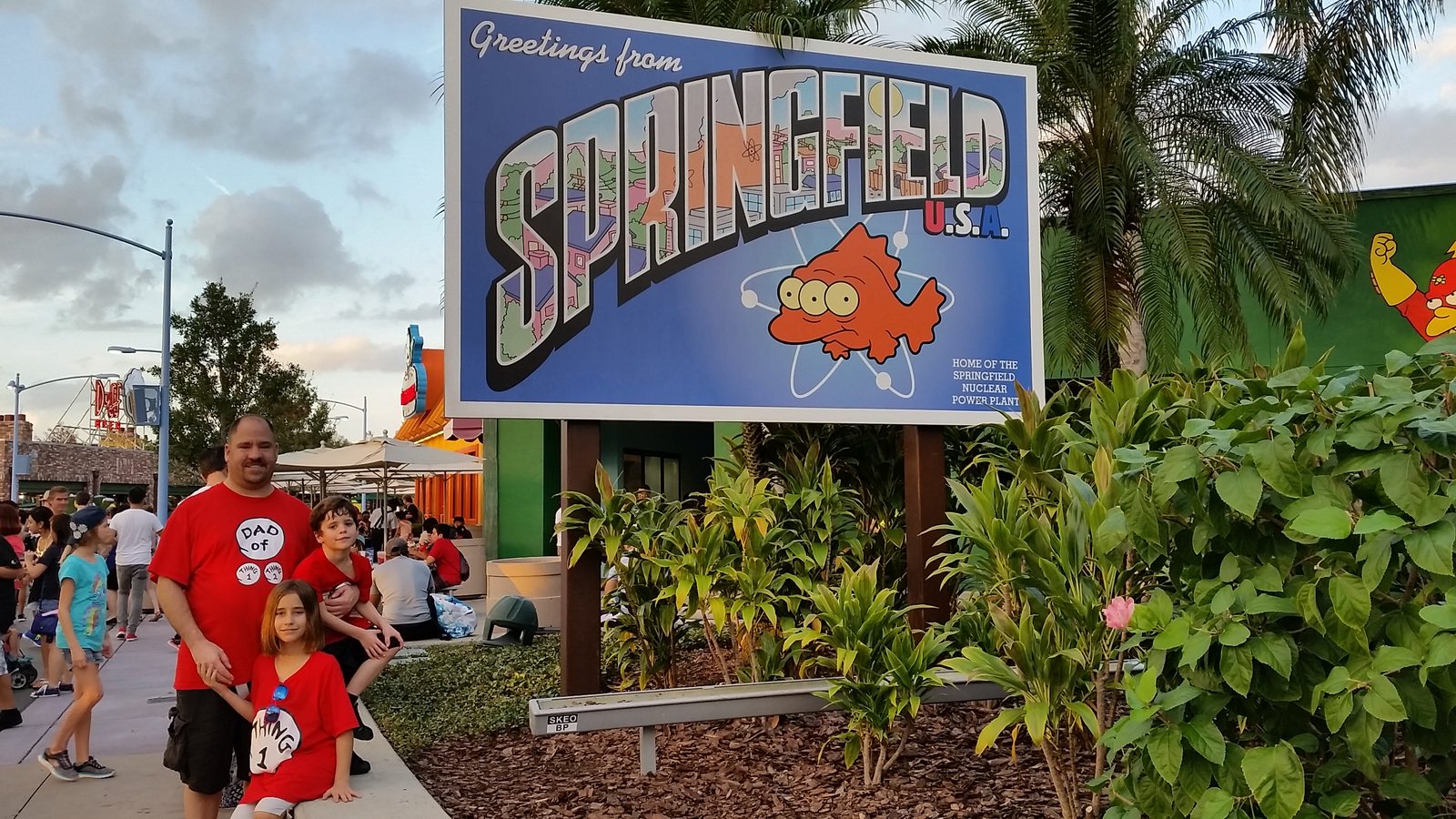 The three of us at the Springfield sign