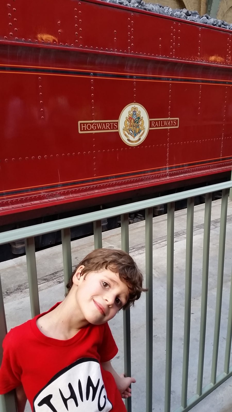 Thomas by the Hogwarts Express