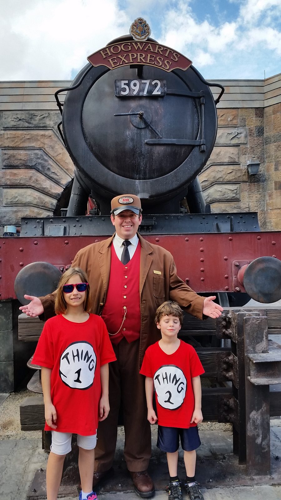 Boarding the Hogwarts Express