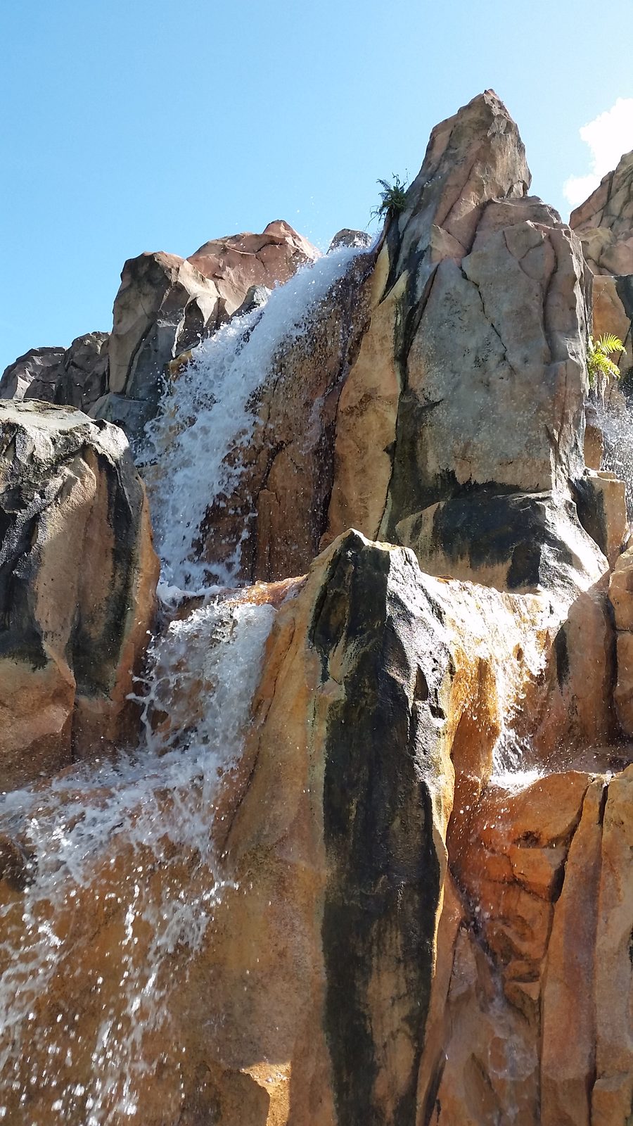 A waterfall at Jurassic Park
