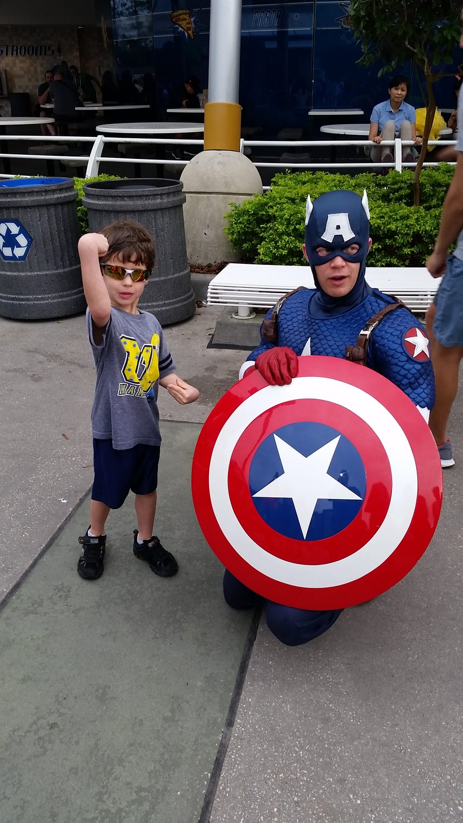 Thomas meets Captain America