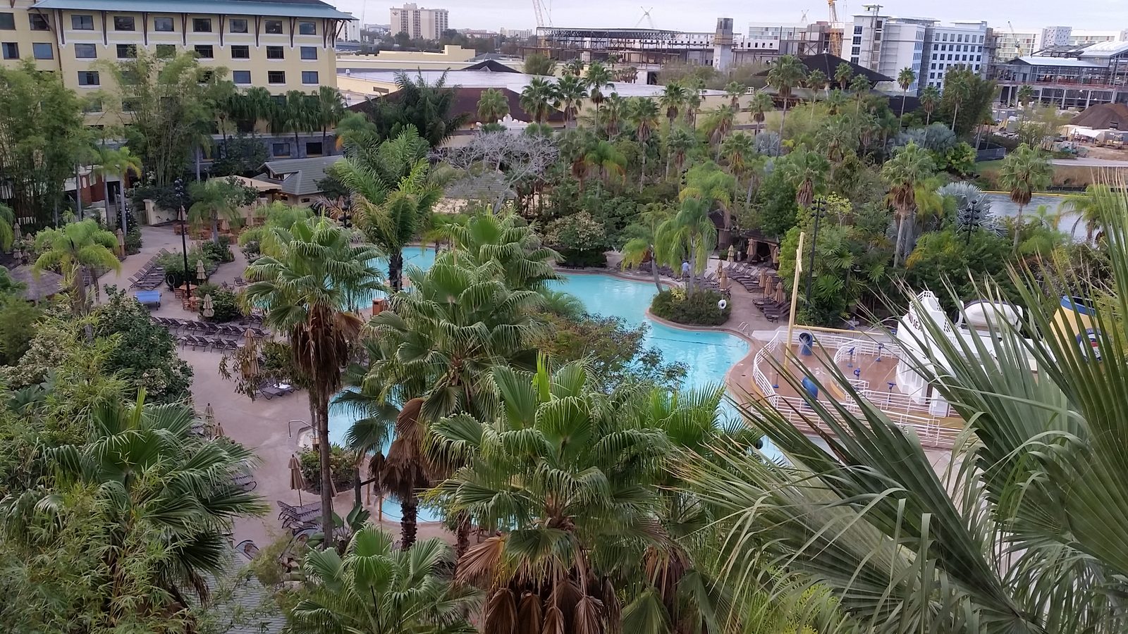 The lagoon pool at our Loews resort