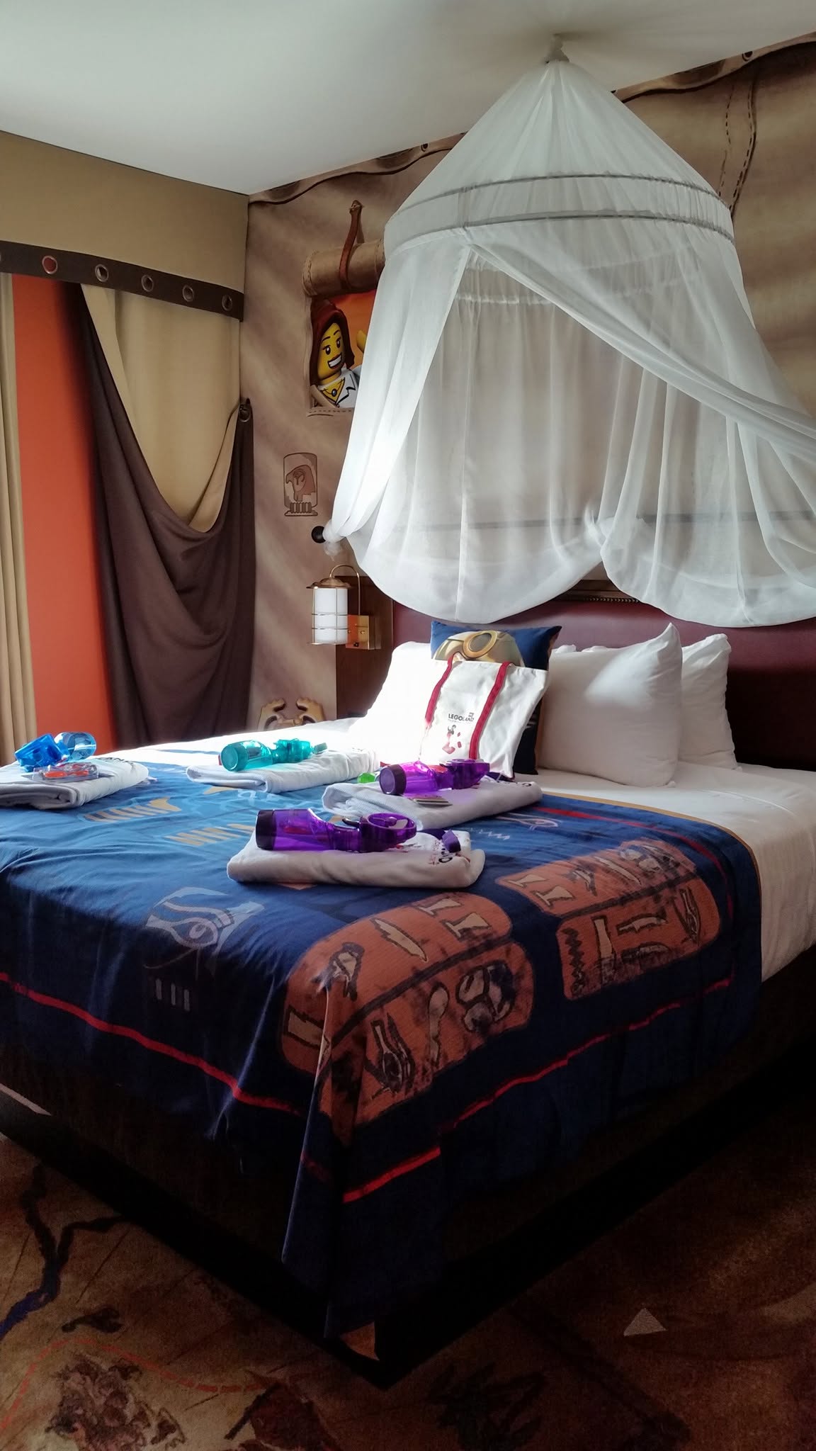 Our pirate room at the Legoland Hotel