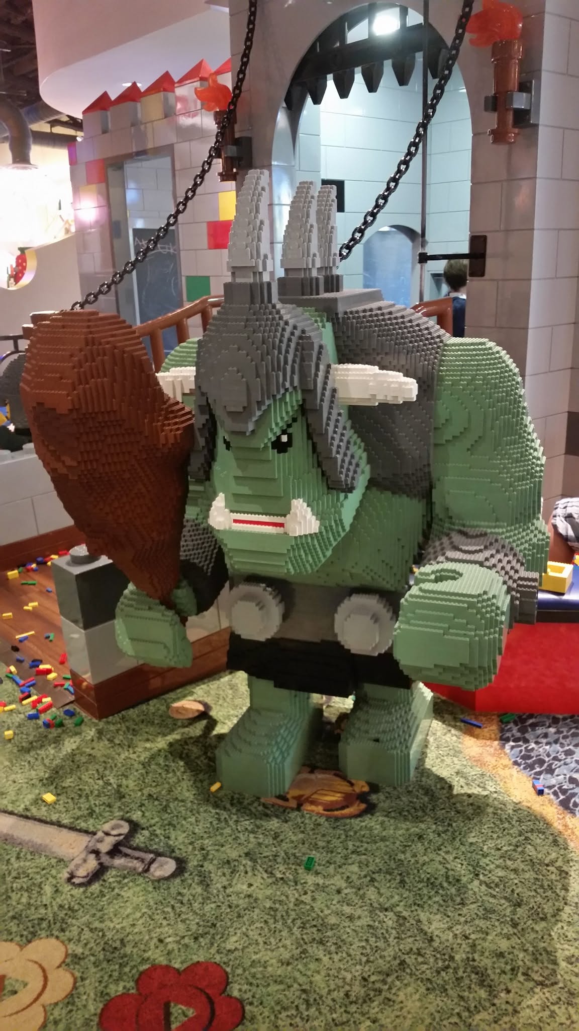 A LEGO troll at the Legoland Hotel