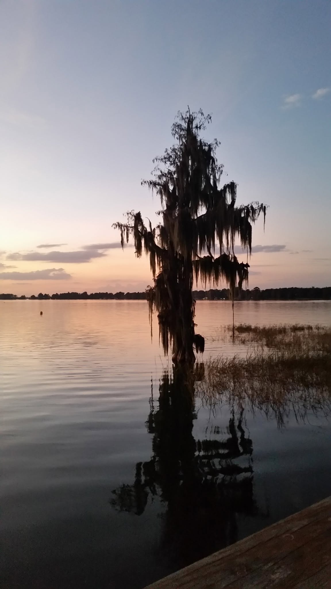 Dusk on the lake by the Legoland Hotel
