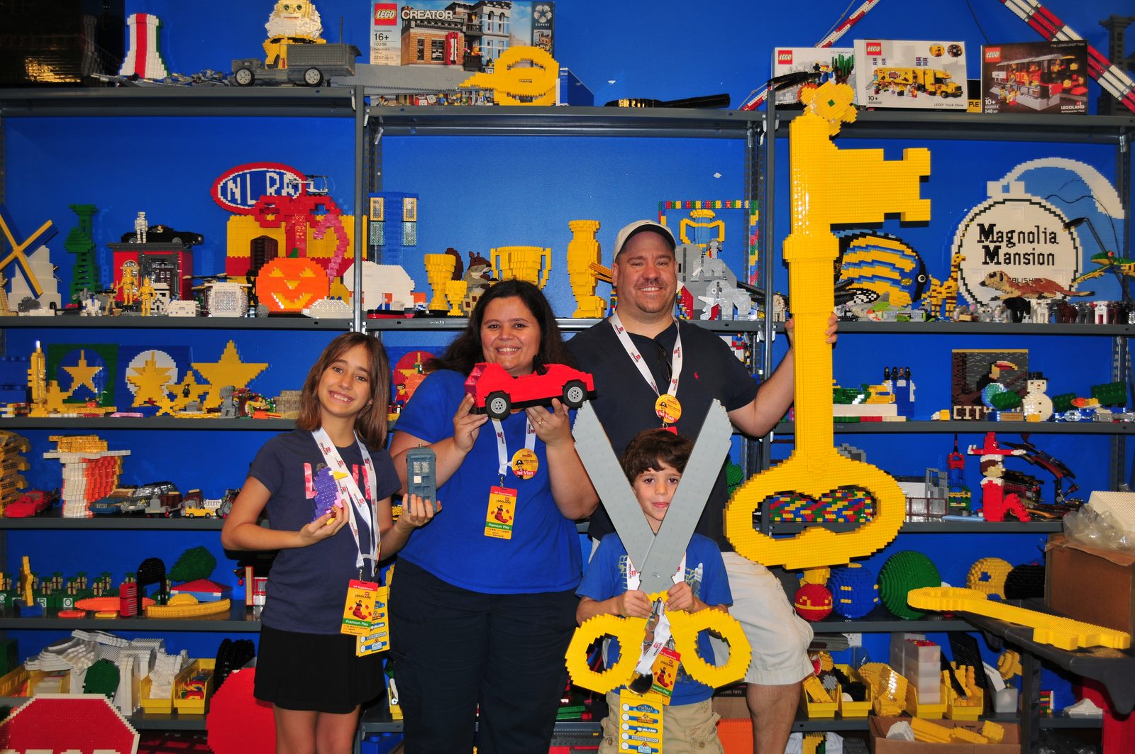 The four of us at the model builders workshop