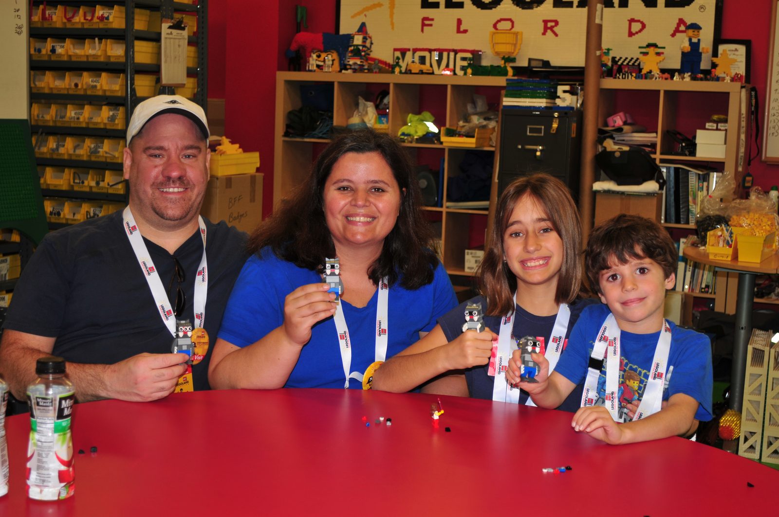 Kathy, Lisa, Thomas and me with our builds and medals