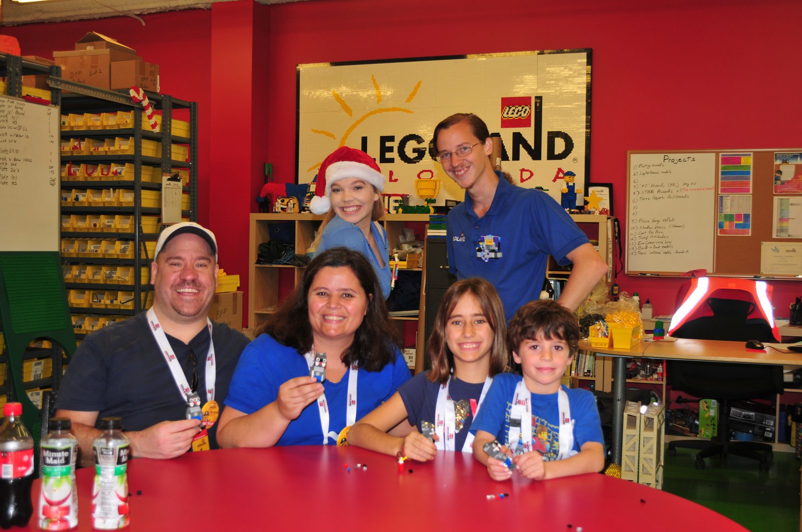 The four of us with our master model builder and our guide