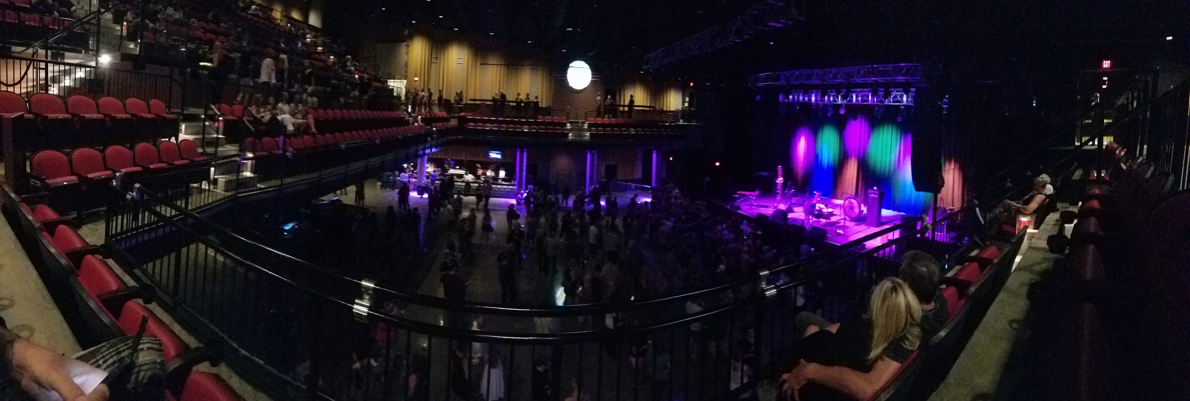 We got there early