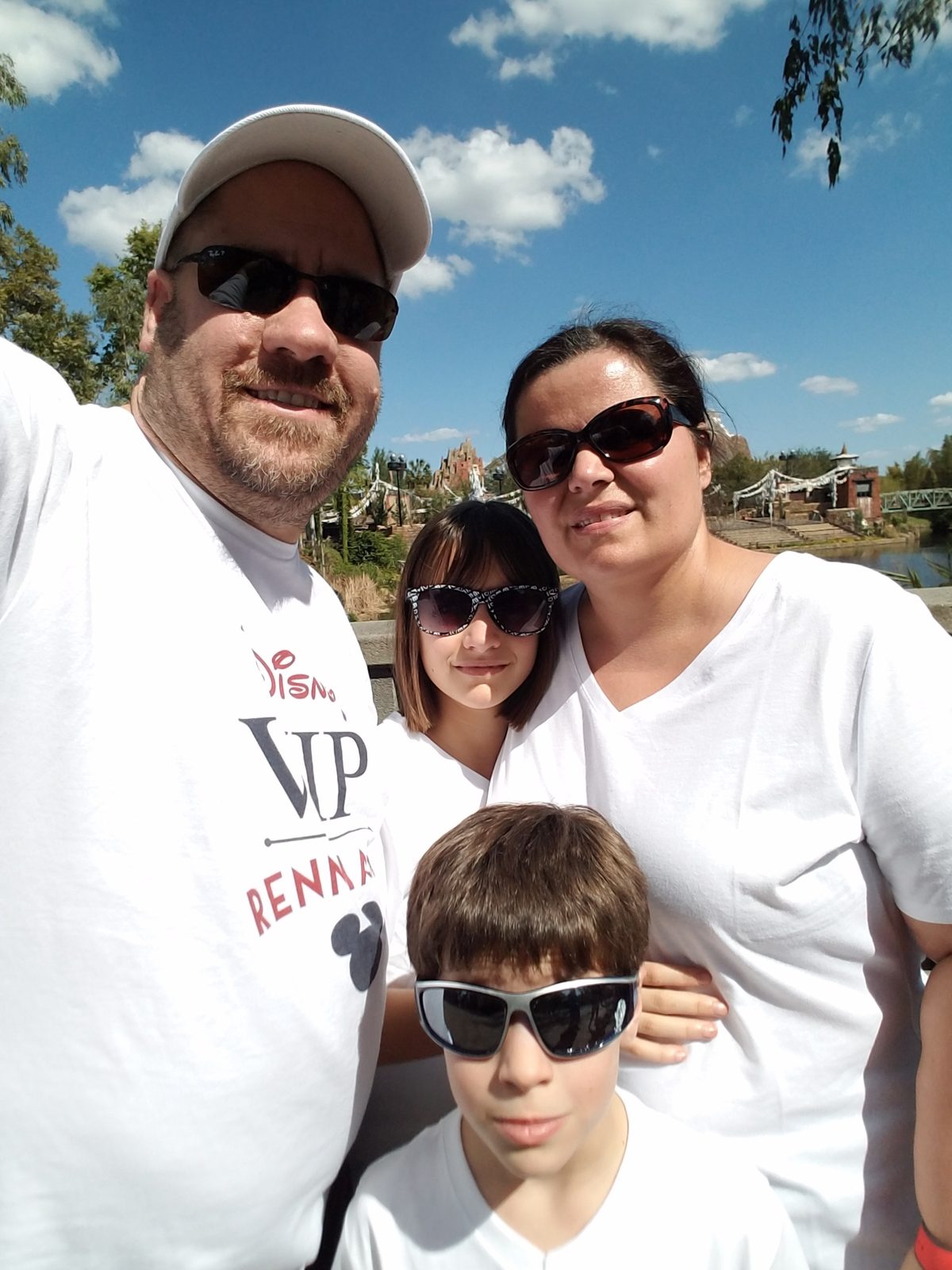 The four of us at Animal Kingdom