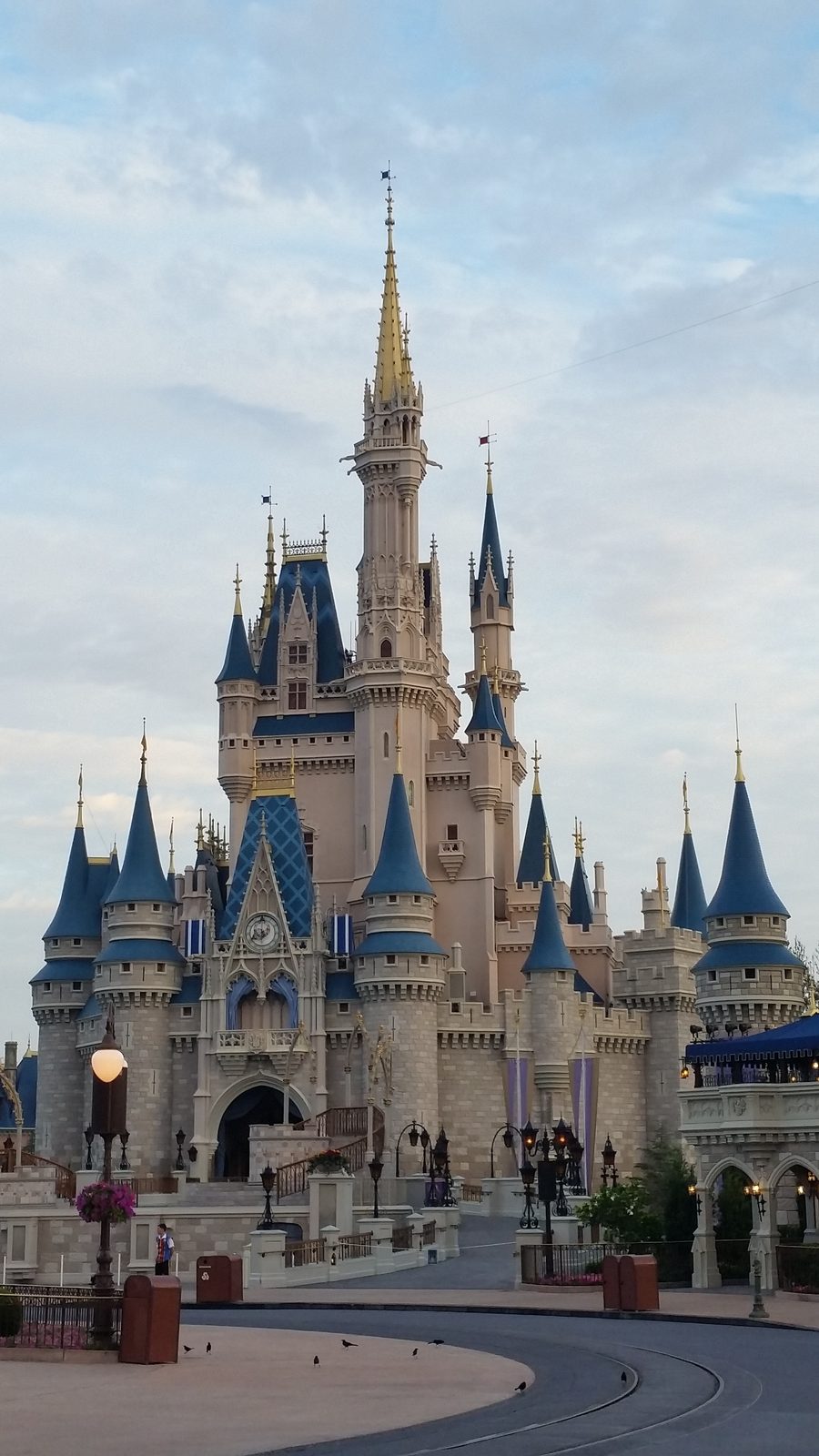 Cinderella Castle in the early light
