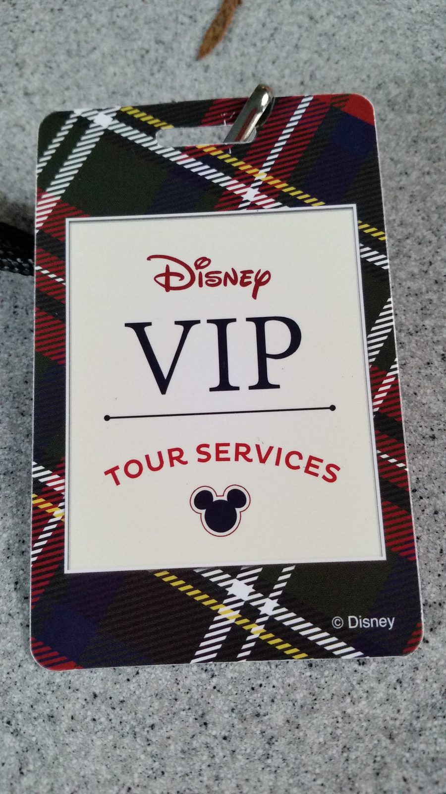 Our Disney VIP Tour Services lanyard