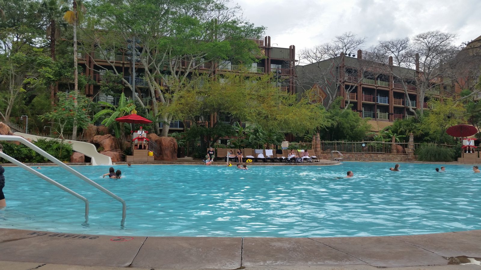 The pool at Animal Kingdom Lodge