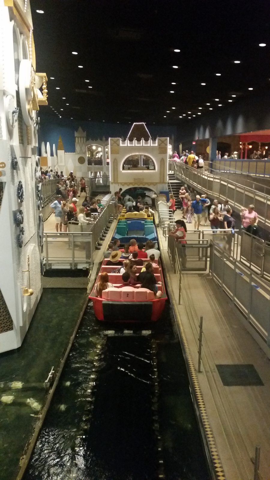 Boats loading at it's a small world
