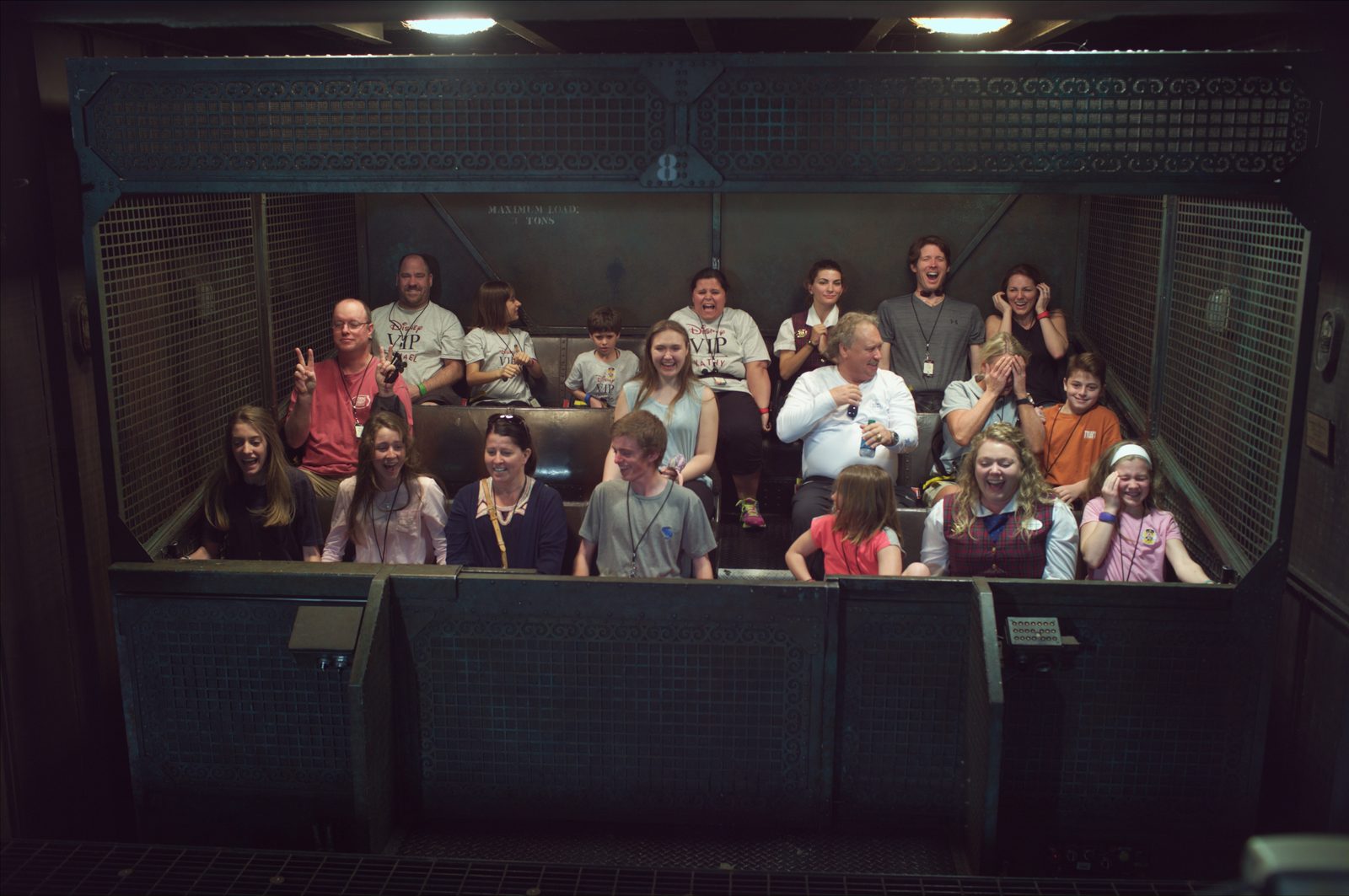 Kathy and Michael on the Tower of Terror