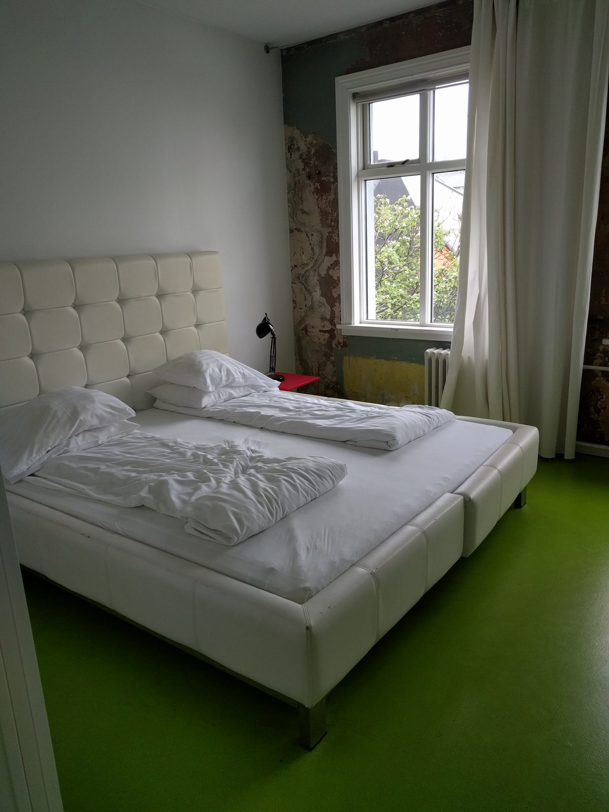 Our bedroom in the Reykjavik apartment