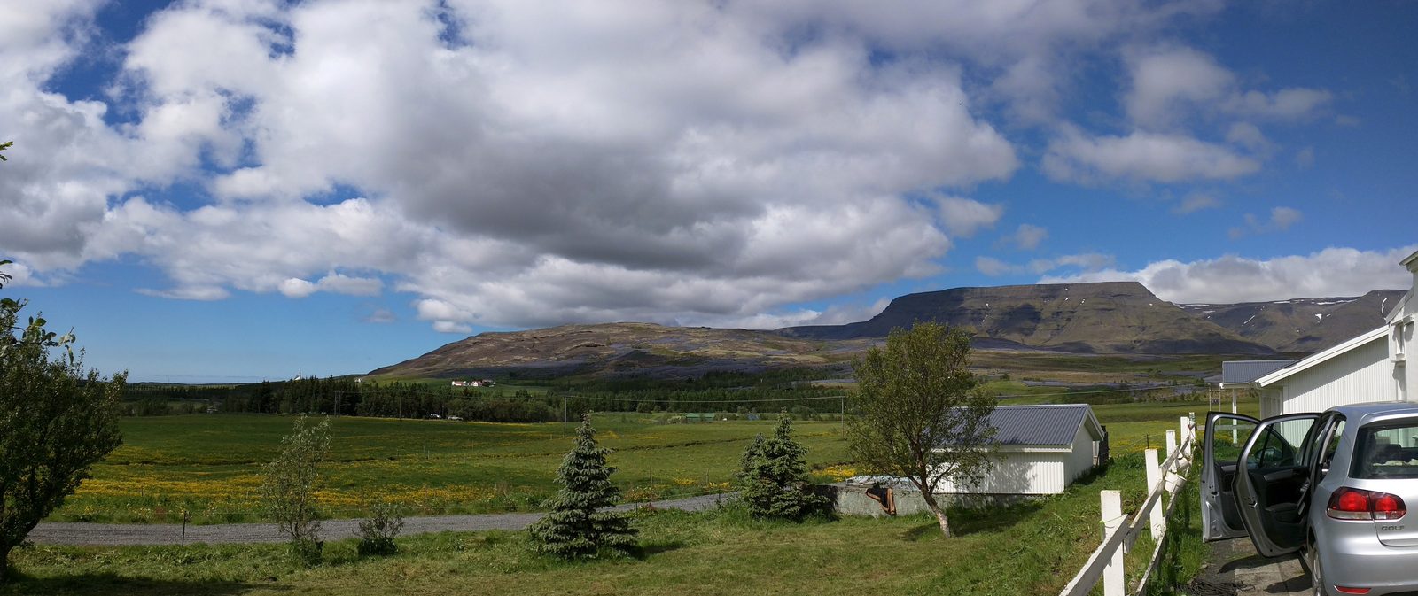 Looking out over the valley from Laxnes horse farm