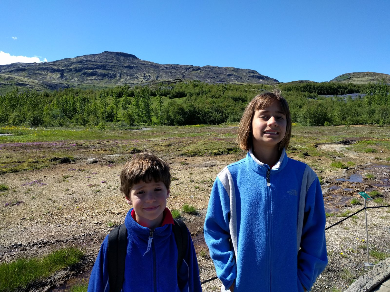 Thomas and Lisa at Geysir