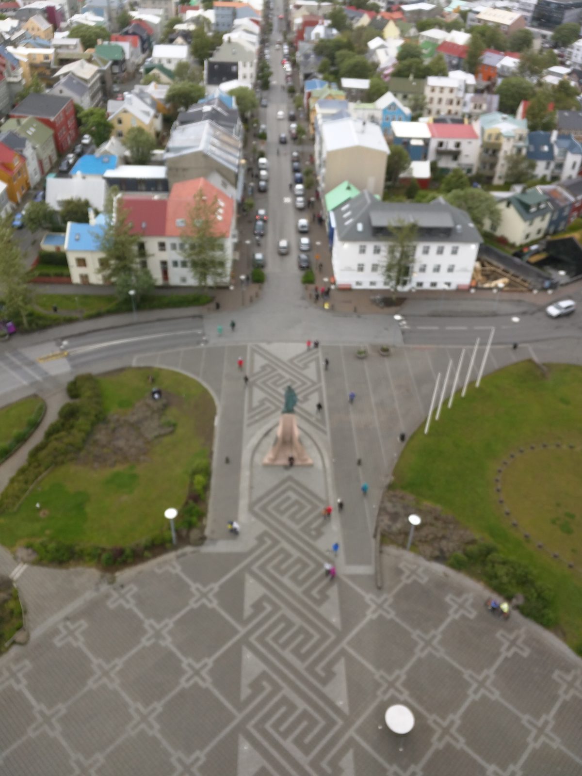 Rooftops from the church tower