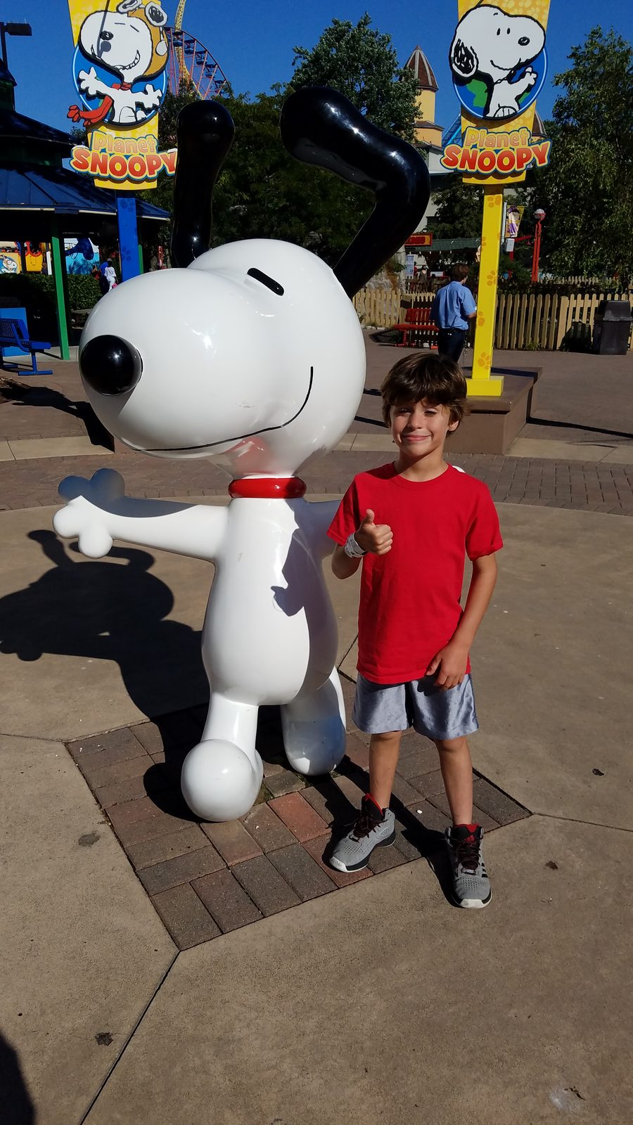 Thomas meets Snoopy