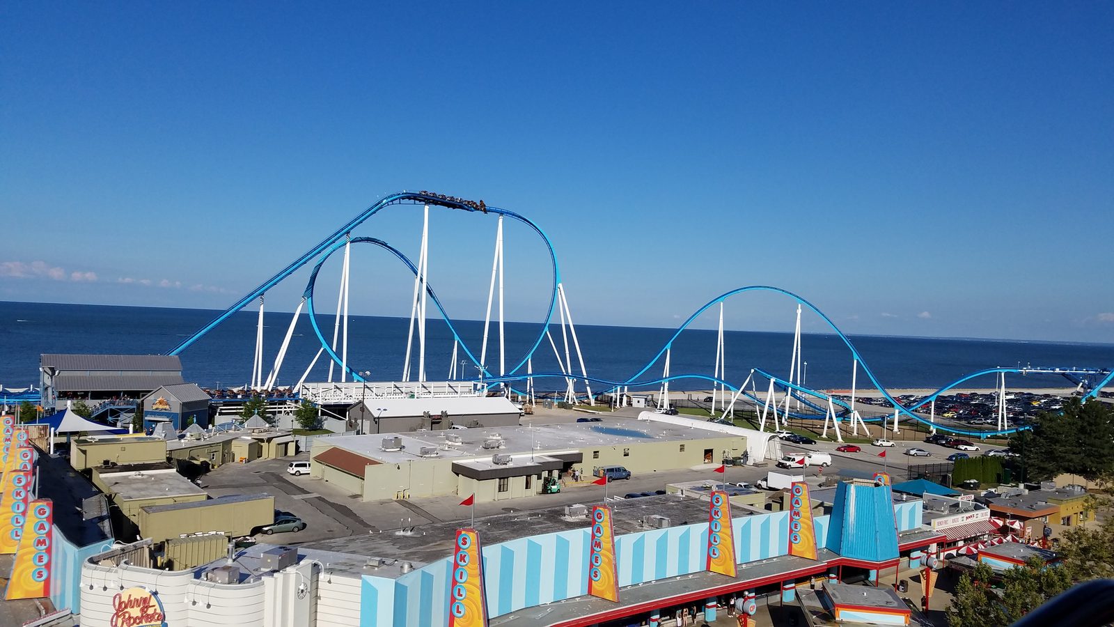Coasters against Lake Erie
