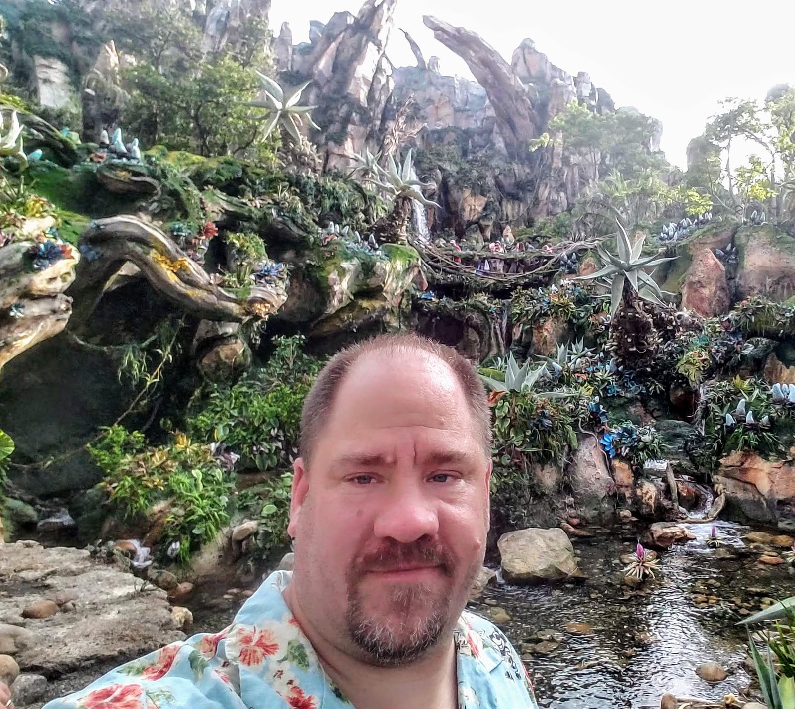 Selfie along the Pandora waterway