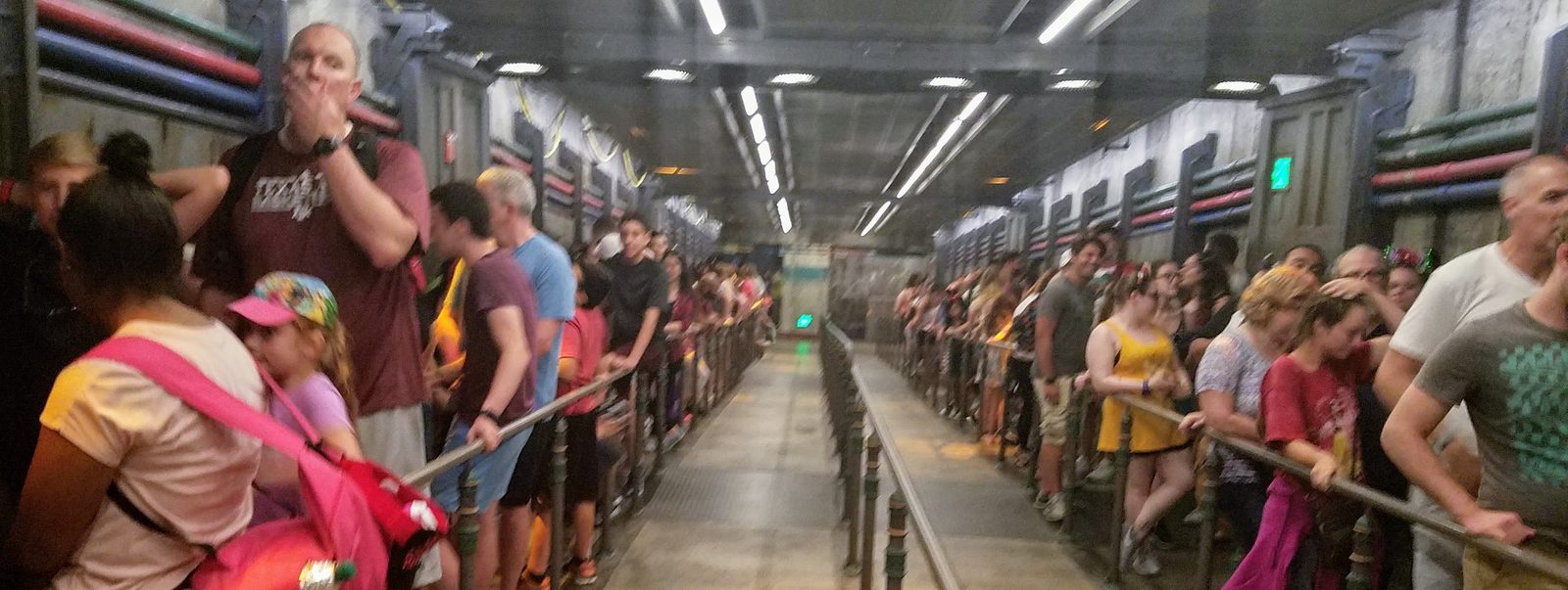 Waiting in the Flight of Passage line