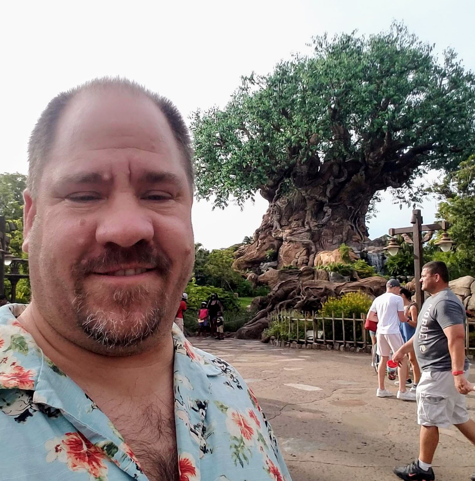 Selfie by the Tree of Life