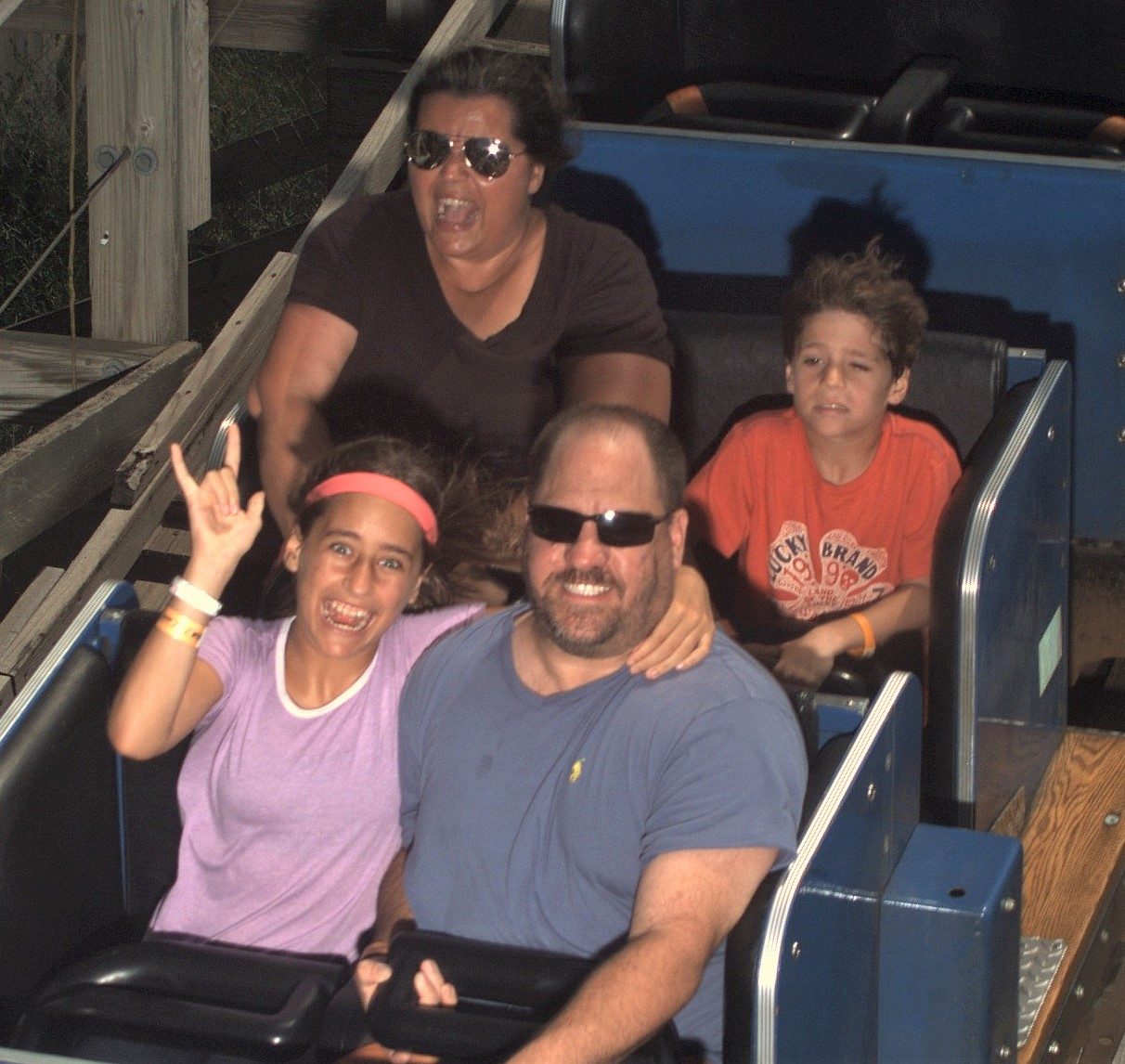 The four of us on Shivering Timbers