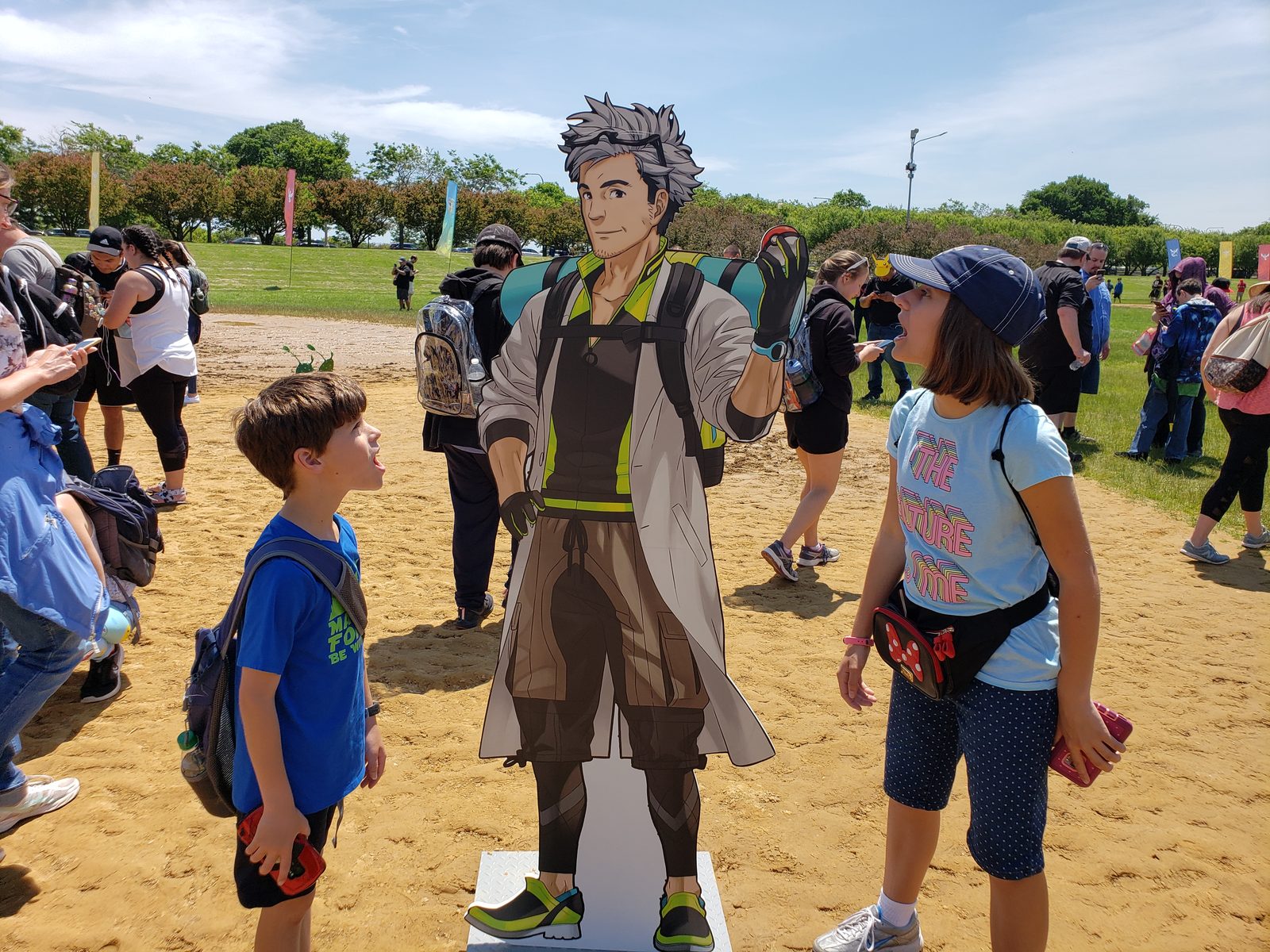 Lisa and Thomas with Professor Willow