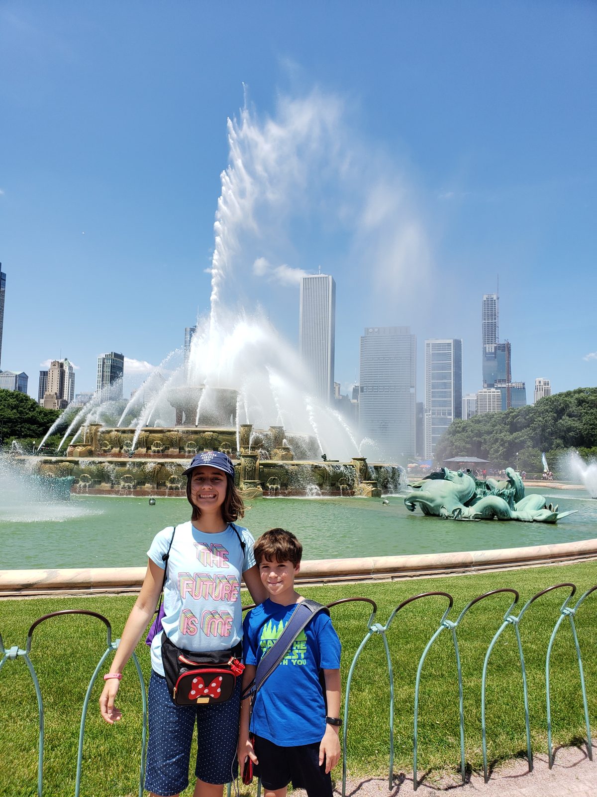 Lisa and Thomas at Buckingham Fountain