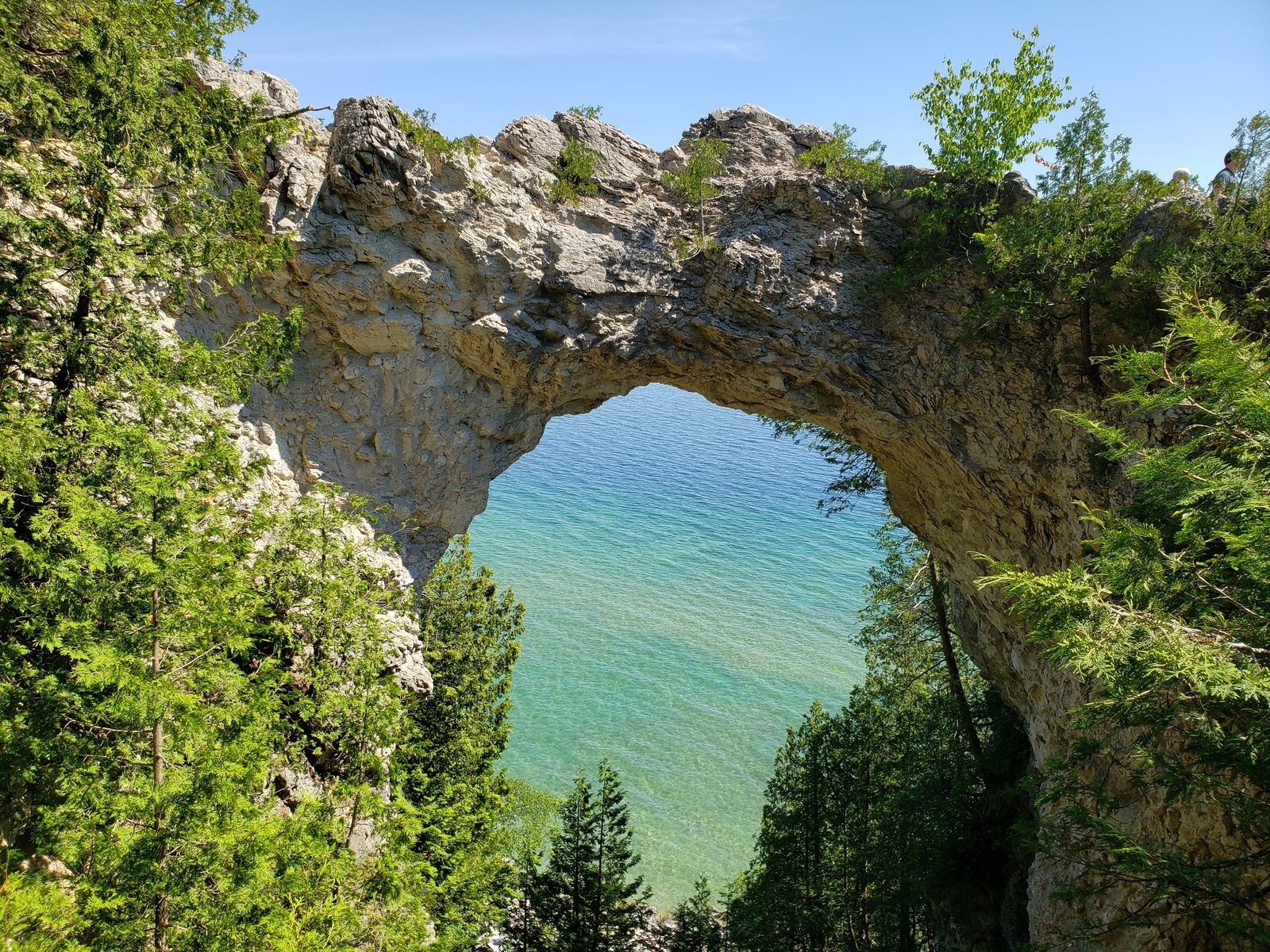Arch Rock on Mackinac Island