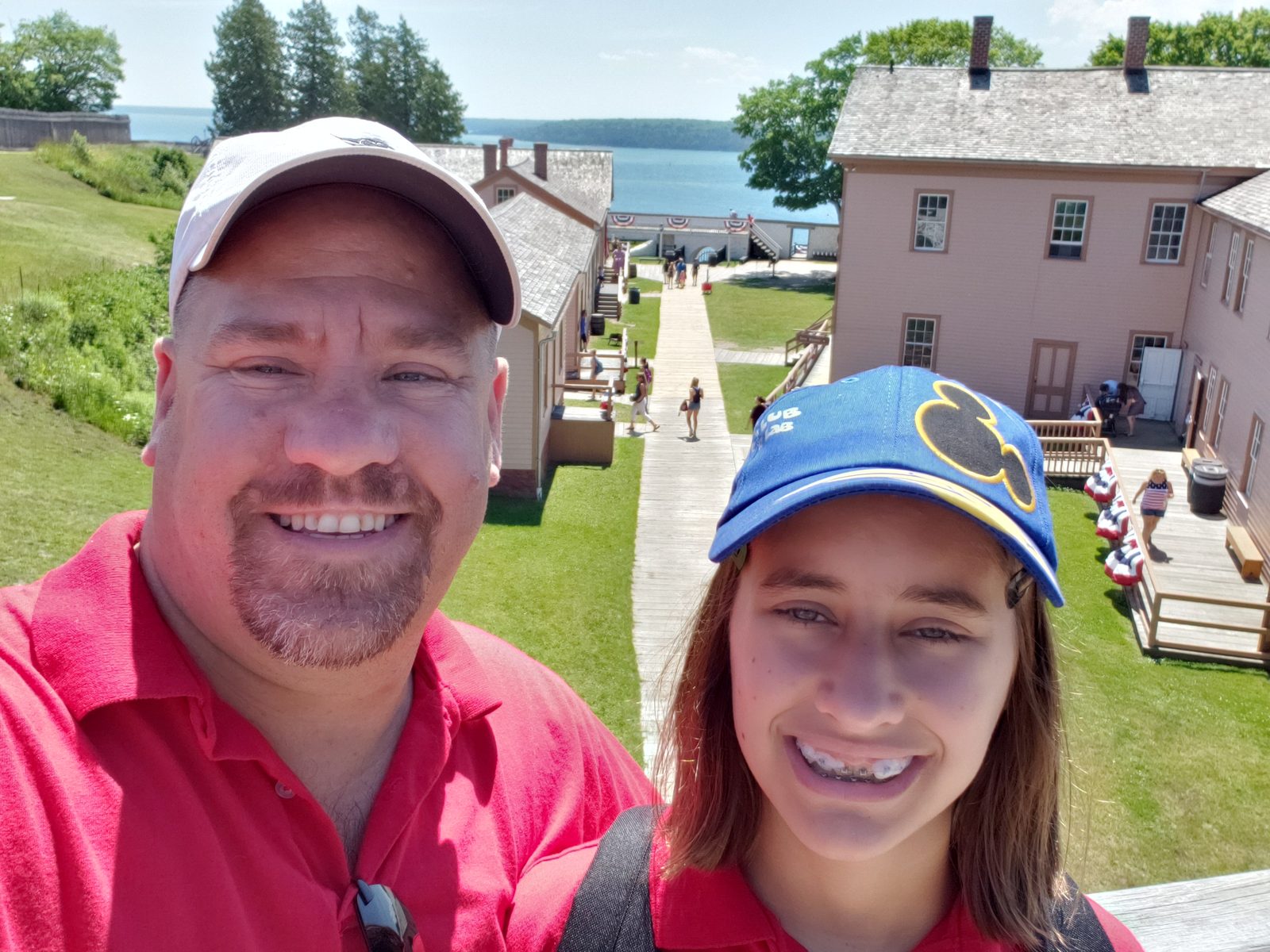 Lisa and me at Fort Mackinac