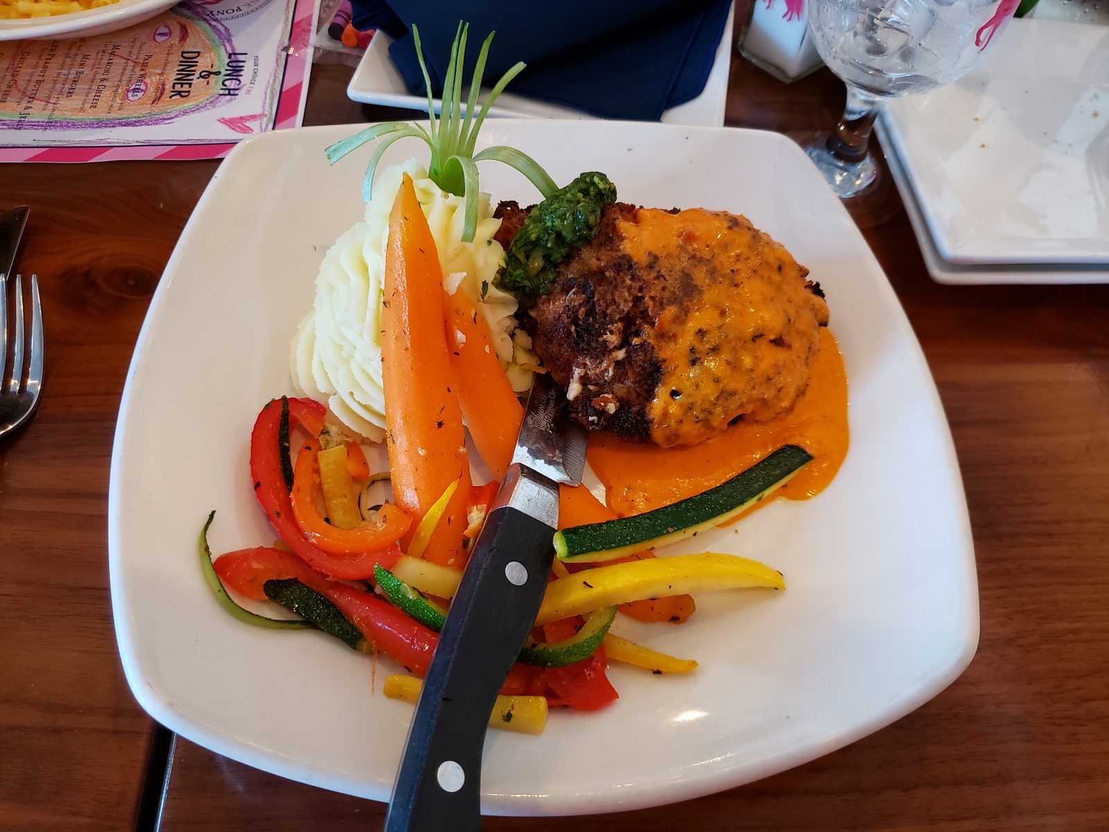 Dinner at the Pink Pony on Mackinac Island