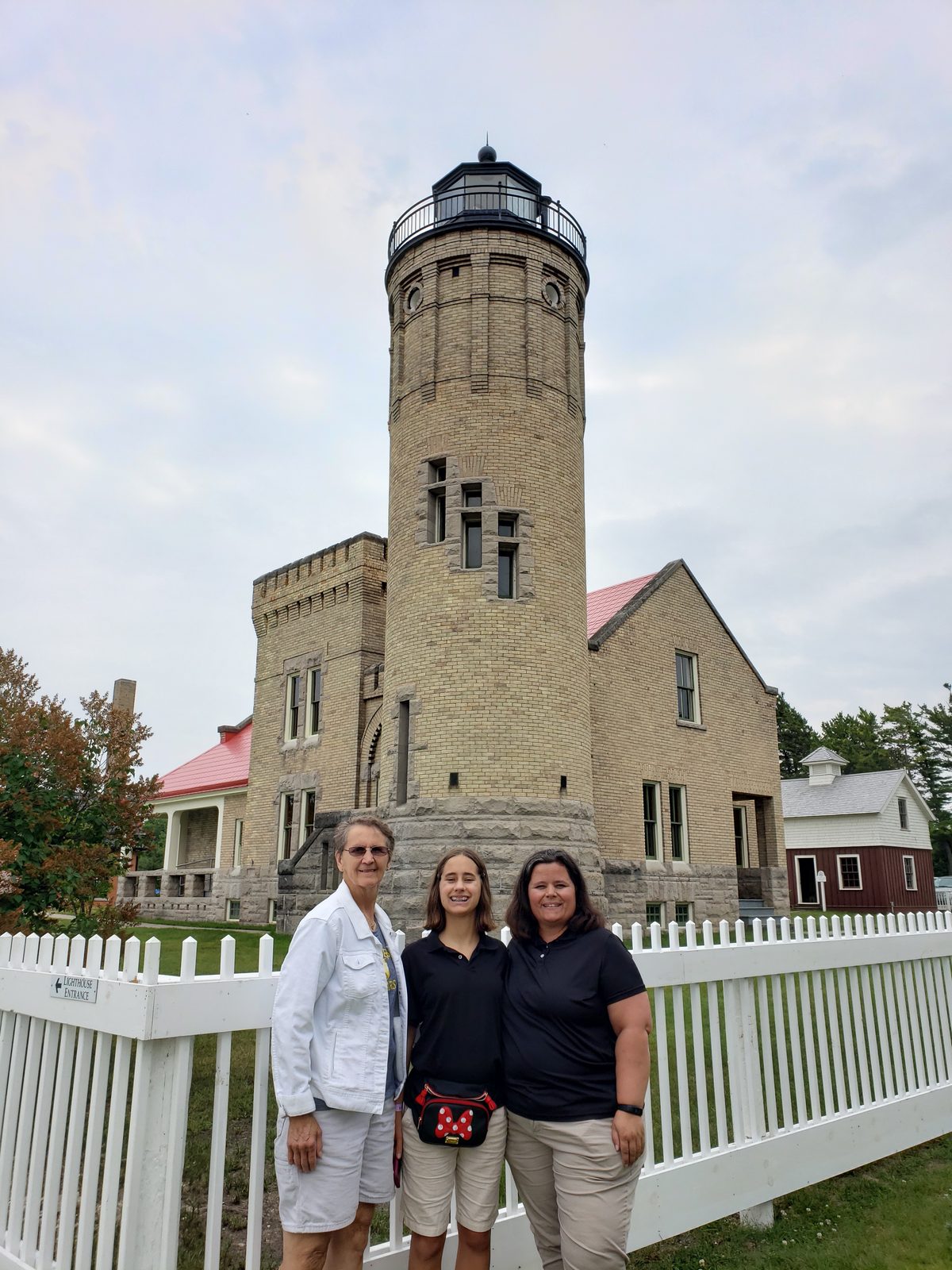 Our lighthouse stop in Mackinaw City