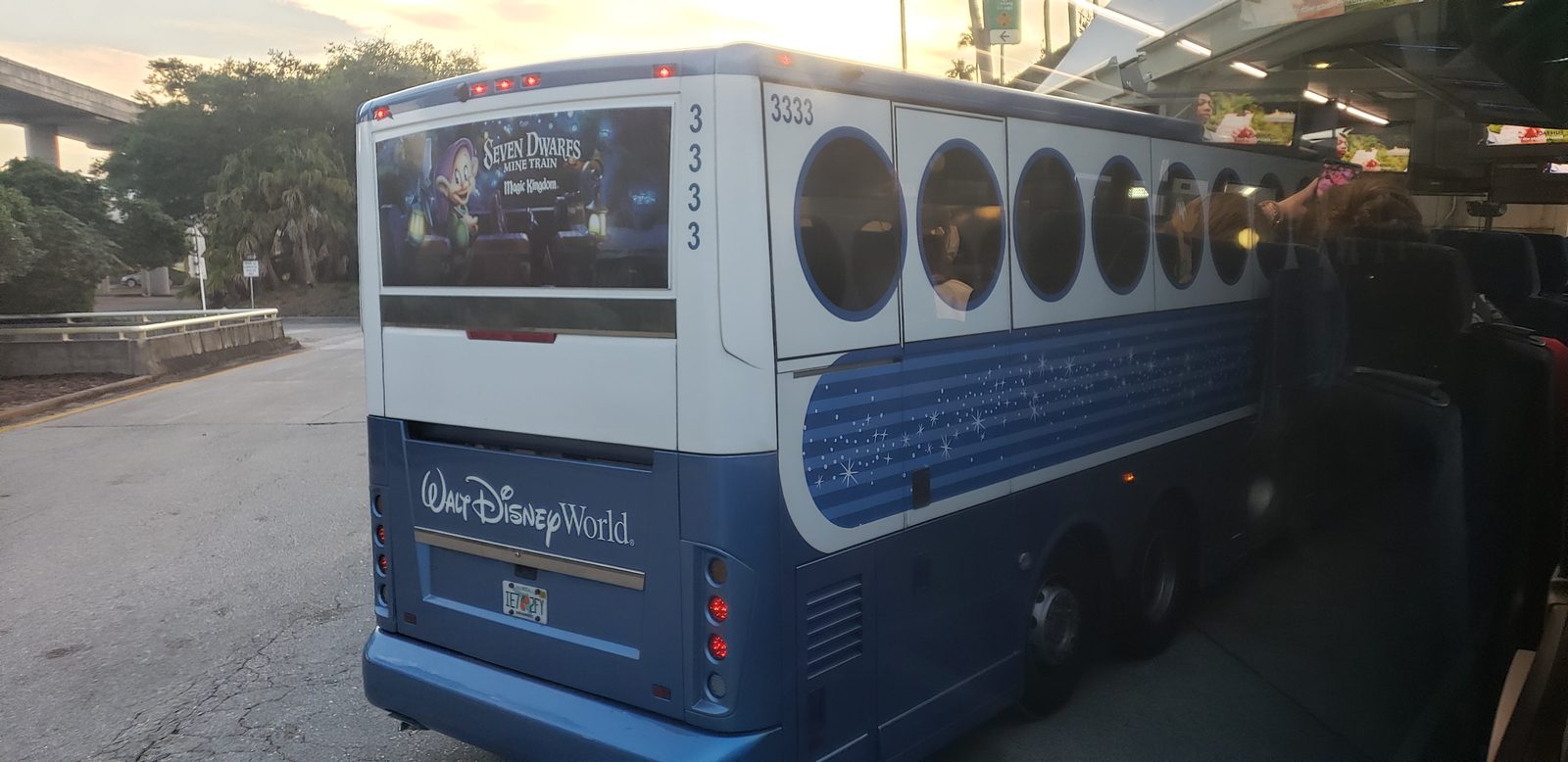 Boarding the Walt Disney World bus