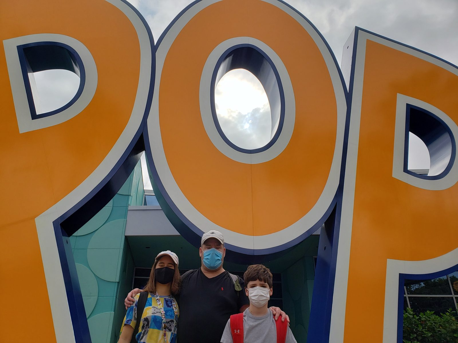 One last photo under the big POP letters