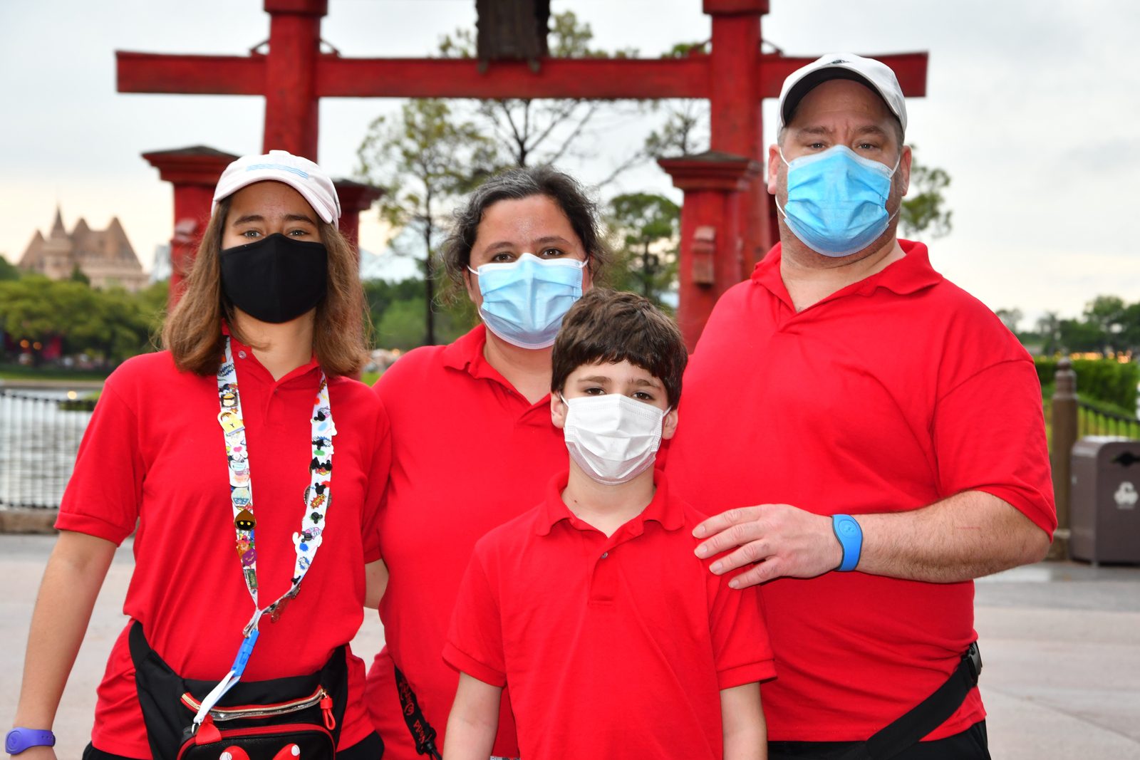 The four of us at the Japan pavilion