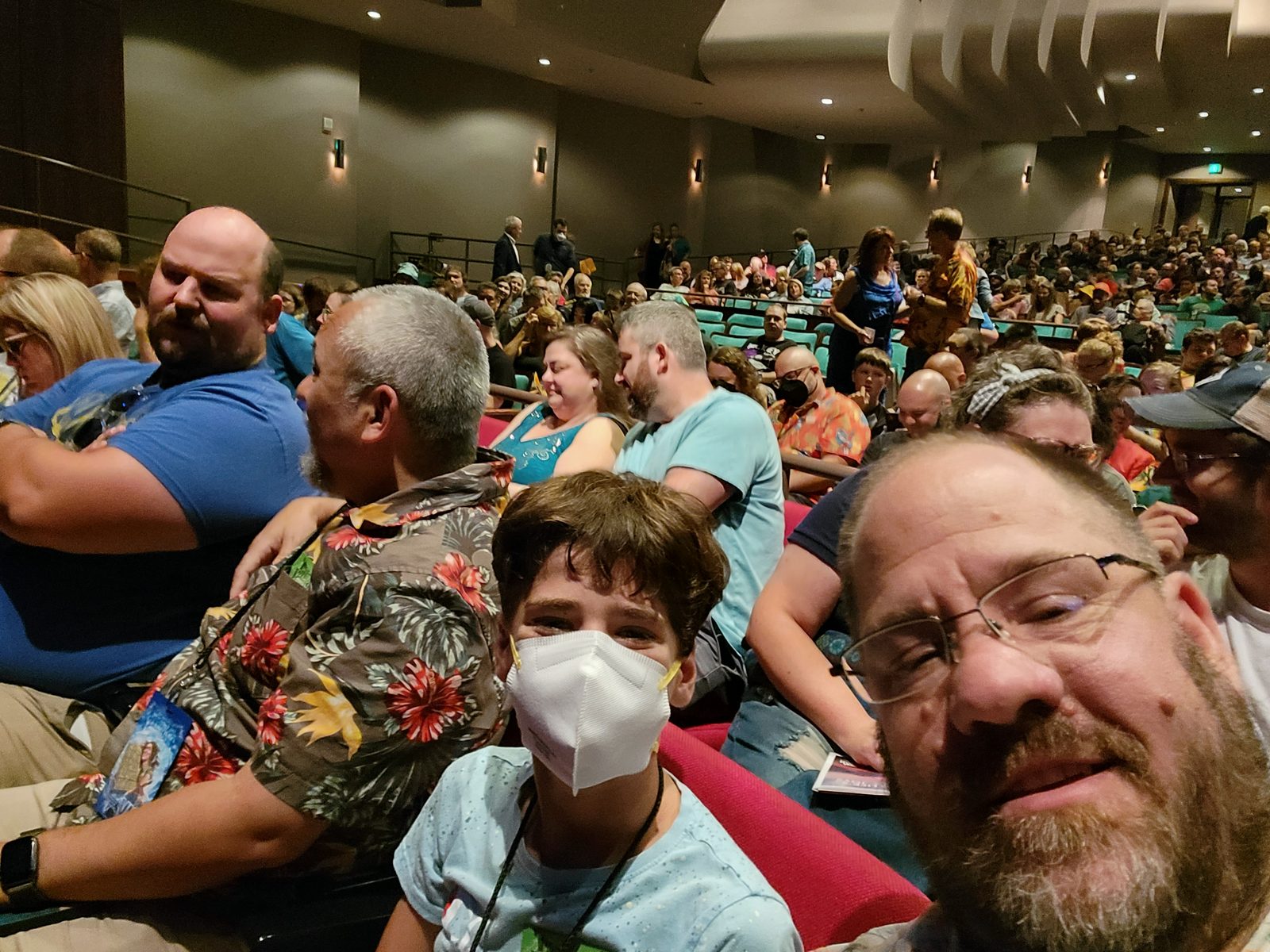 Thomas and me at the Weird Al concert