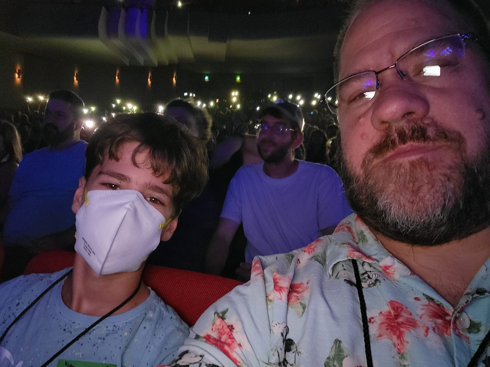 Thomas and me after the show