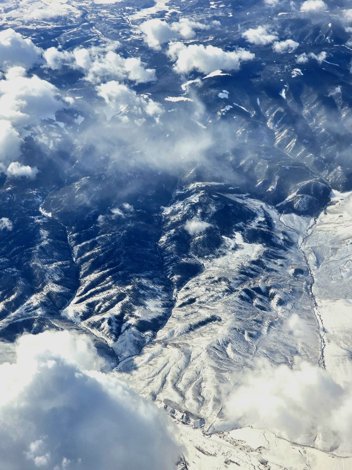 Nice view of the Rockies.