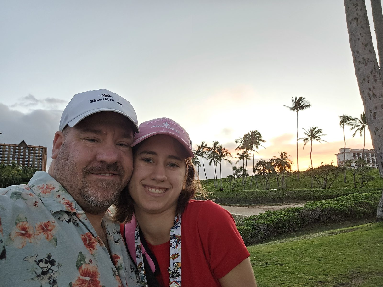 Lisa and me at the lagoon for sunrise
