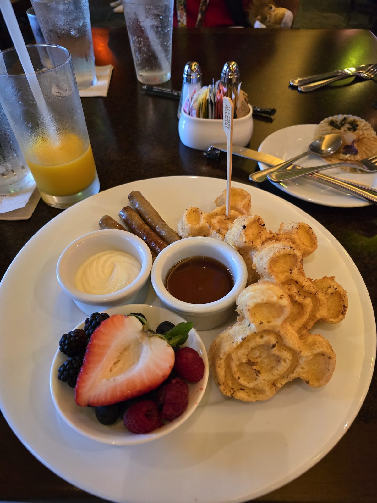 Our breakfast plate at Aulani