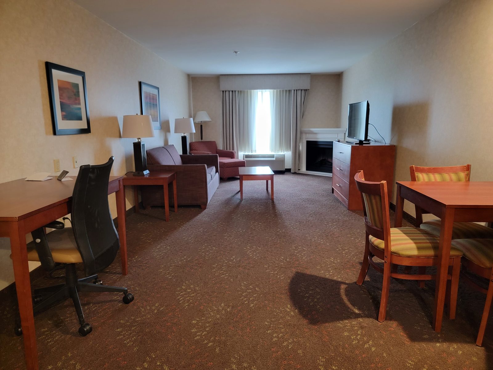 Our room at the Holiday Inn Express in Frankenmuth