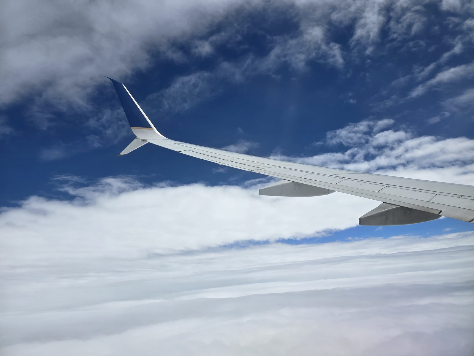 My flight west